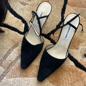 Vanessa Noel vintage suade heels